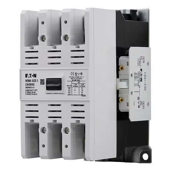 120VAC Non-Reversing Magnetic Contactor 3P 90A NEMA 3, Eaton, Mfr#: CN15KN3A