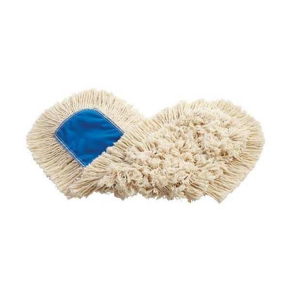 24 in L Dust Mop, Slide On Connection, Cut-End, White, Cotton, FGK15300WH00, Rubbermaid Commercial, Mfr#: FGK15300WH00