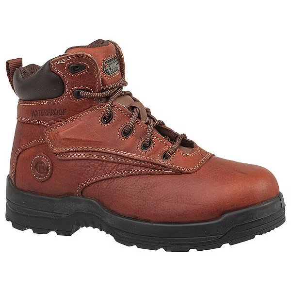 Size 7 Women's 6 in Work Boot Composite Work Boot, Deer Tan, Rockport Works, Mfr#: RK668