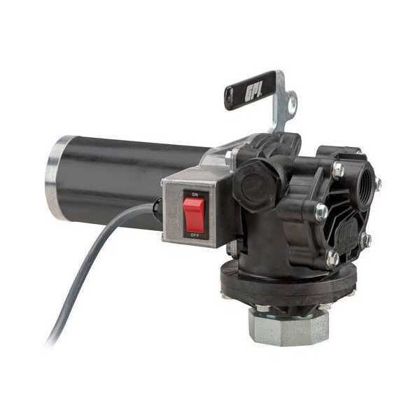 Drum Pump, 12VDC, 1/5 HP, Gpi, Mfr#: P-120H-2UR