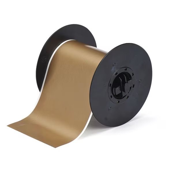 Tape, Gold, Labels/Roll: Continuous, Brady, Mfr#: B30C-4000-595-GD