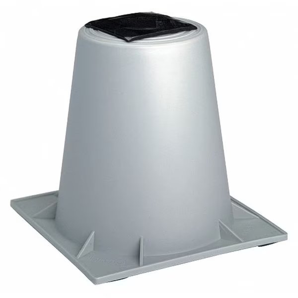 Heat Pump Riser, 3 In., Gray, Diversitech, Mfr#: HPR-3