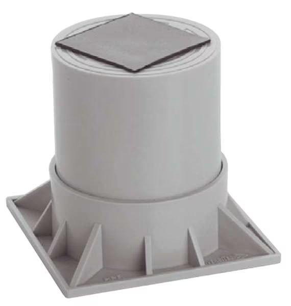 Heat Pump Riser, Two Piece, 6 In., Gray, Diversitech, Mfr#: HPR-6-2P