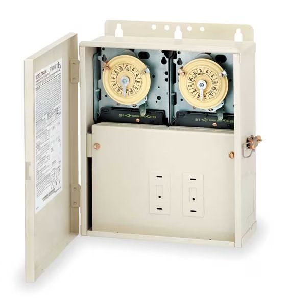 Electromechanical Timer, Swim Pool, Intermatic, Mfr#: T10404R
