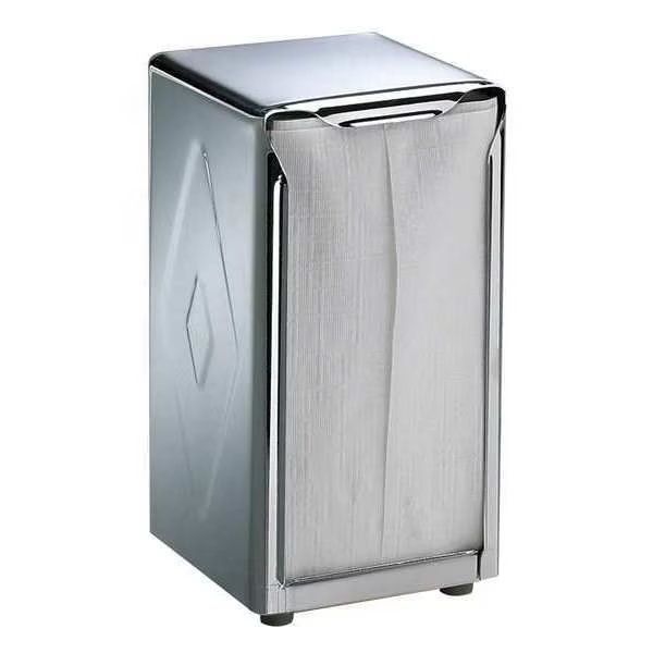 Steel, Color Chrome, 150, Napkin Dispenser, EnjoyTool Select, Mfr#: H900XGR