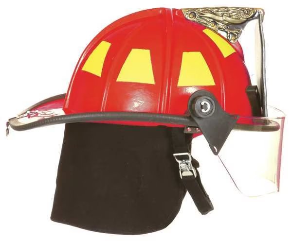 Fire Helmet, Red, Traditional, Fire-Dex, Mfr#: 1910H253