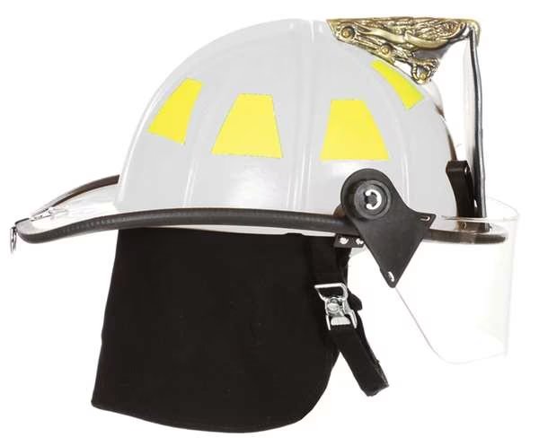 Fire Helmet, White, Traditional, Fire-Dex, Mfr#: 1910H251