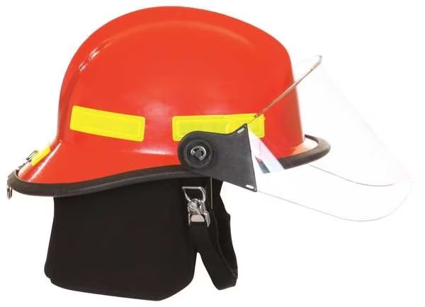 Fire Helmet, Red, Modern, Fire-Dex, Mfr#: 911H713