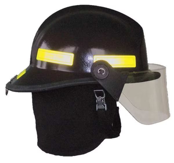 Fire Helmet, Black, Modern, Fire-Dex, Mfr#: 911H714