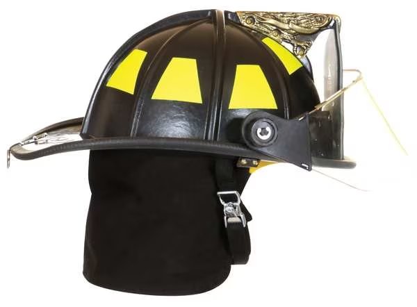 Fire Helmet, Black, Traditional, Fire-Dex, Mfr#: 1910H254