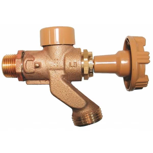 Anti-Siphon Hose Bibb, 1/2 In, Brass, Woodford Manufacturing, Mfr#: 101CP