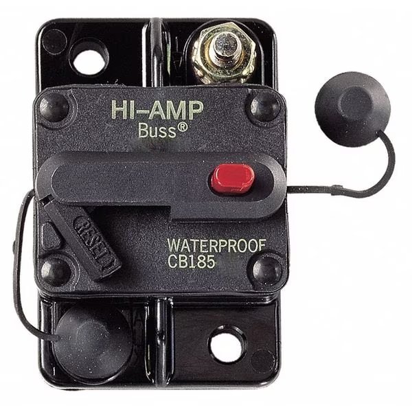 Automotive Circuit Breaker, CB185 Series, 60 A, Eaton Bussmann, Mfr#: CB185-60