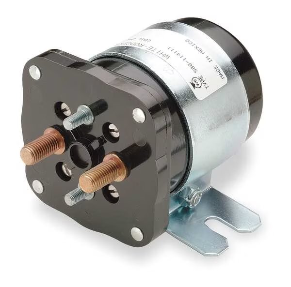 DC Power Solenoid, 36V, Amps 200, White-Rodgers, Mfr#: 586 117111S1