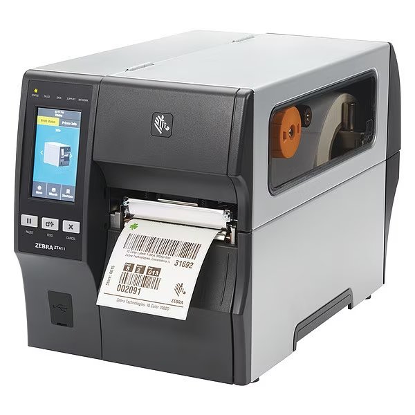 Industrial Printer, 203 dpi, ZT400 Series, Zebra Technologies, Mfr#: ZT41142-T410000Z