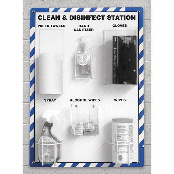 Clean and Disinfect PPE Station, Accuform, Mfr#: PRF303