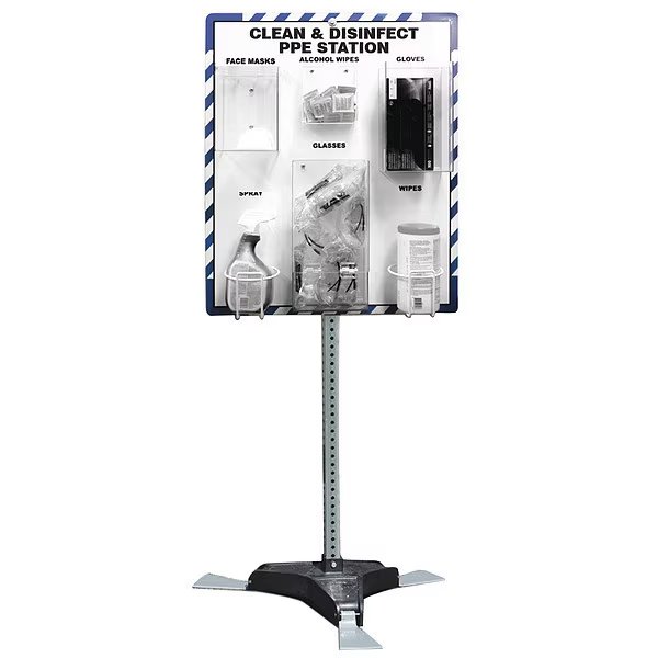 Clean and Disinfect PPE Station, Accuform, Mfr#: PRF311
