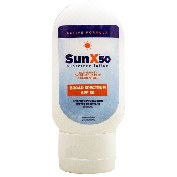 Sunscreen, 2 oz, Bottle, 50 SPF, Sunx, Mfr#: 18-904G