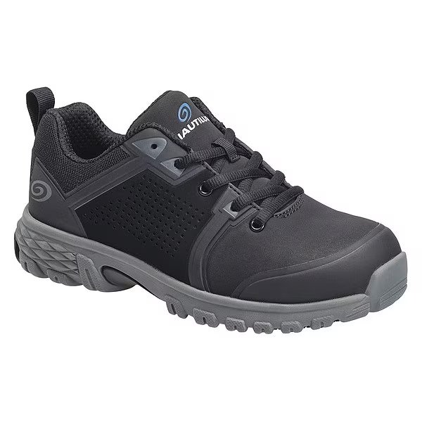 Athletic Shoe, M, 7, Black, PR, Nautilus Safety Footwear, Mfr#: N1357