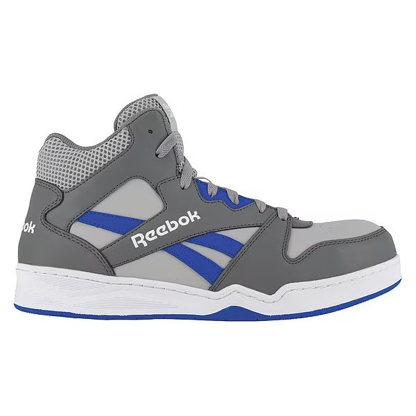 10 Size Men's Athletic High-Top Composite Work Shoe , Gray, Reebok, Mfr#: RB4135