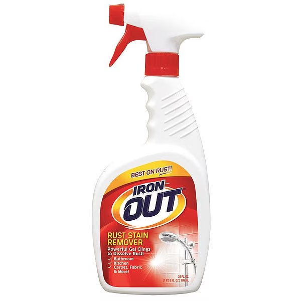 Rust Remover, 24 oz, Spray Bottle, PK6, Iron Out, Mfr#: LI0624PN