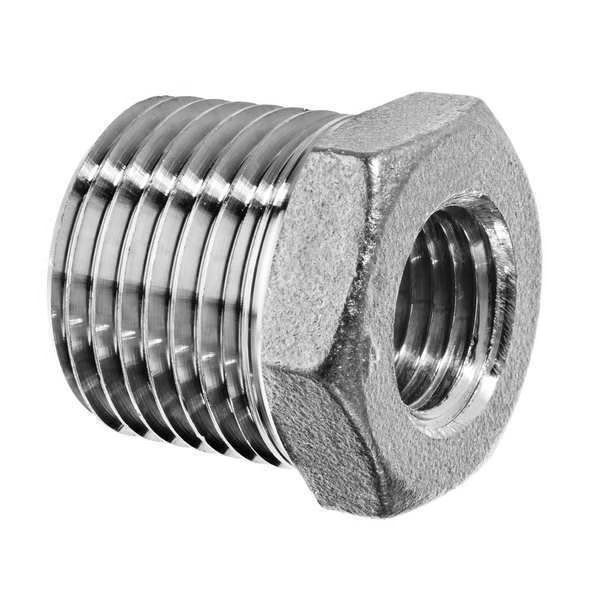Hex Bushing, Aluminum, 1/2 x 3/8 in, EnjoyTool Select, Mfr#: ZUSA-PF-9396