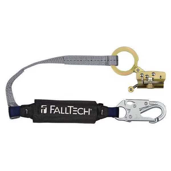 Rope Grab and Shock absorbing lanyard, Falltech, Mfr#: 8388