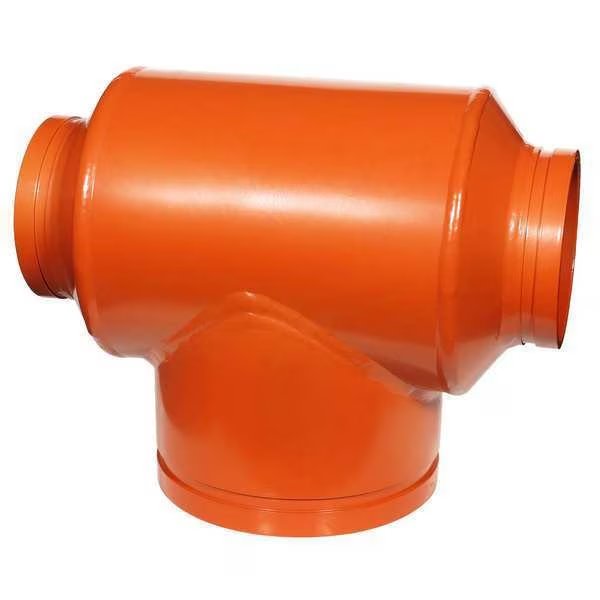 Reducing Tee, Ductile Iron, 10 x 10 x 8 in, Gruvlok, Mfr#: 0390019081