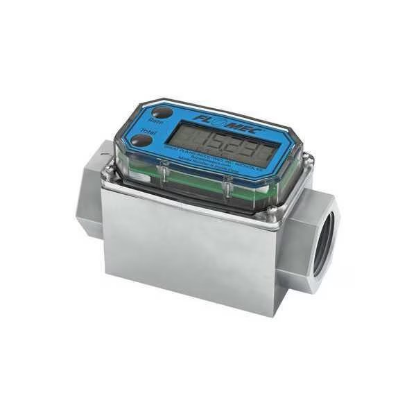 Electronic Flowmeter, 1", FNPT, 3.4" L, Gpi, Mfr#: A1Q9GMA100NA1