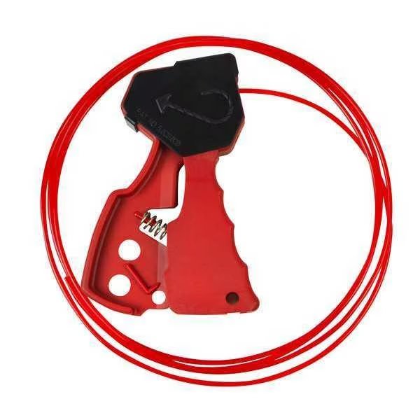 Cable Lockout Device, 8 ft., Nylon Cable, Brady, Mfr#: 149267