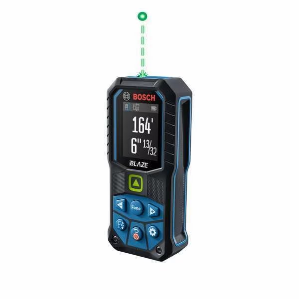 Laser Distance Meter, Indoor, 165ft., Bosch, Mfr#: GLM165-25G