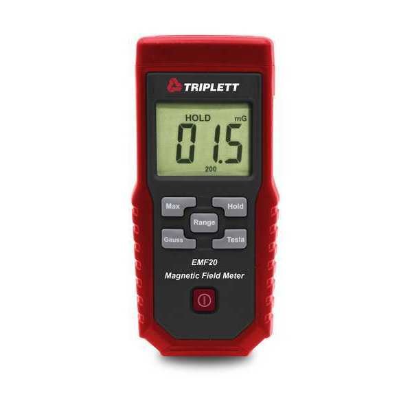 Magnetic Field Meter, Single Axis Sensor, Triplett, Mfr#: EMF20