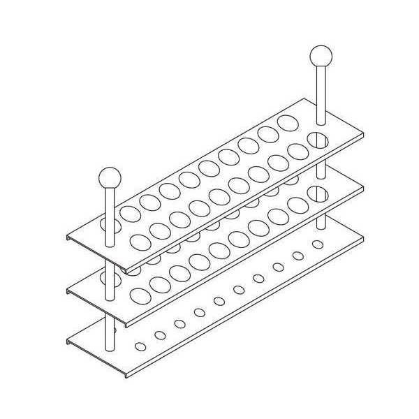 Tube Rack, Being Scientific, Mfr#: P19202