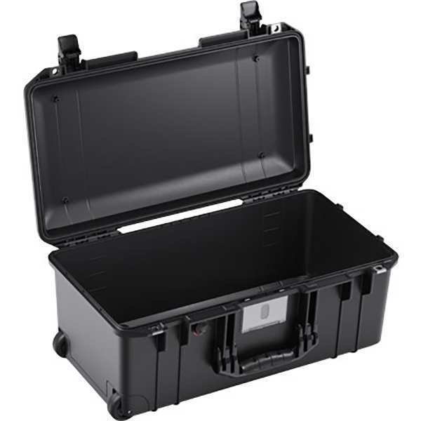 Pelican Aircase NoFoam, 6.97 in, PrBtn, Blk, Pelican, Mfr#: 015560-0010-110