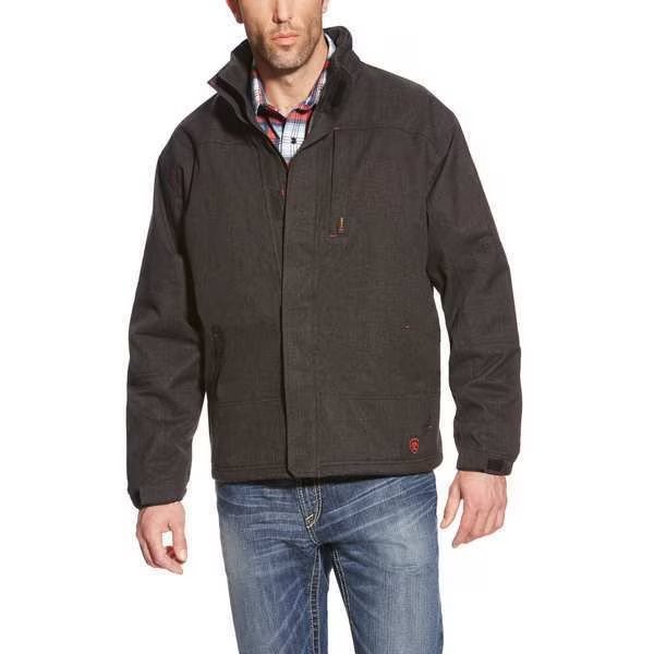 FR Insulated Waterproof Jacket, Black, 2XL, Ariat, Mfr#: 10018144