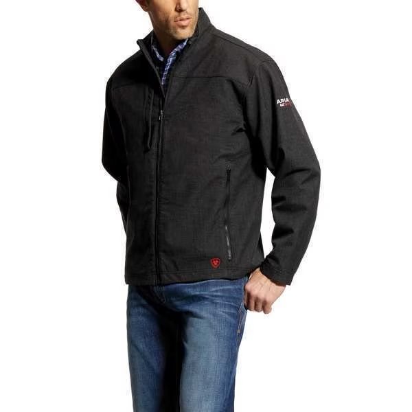 FR Softshell Jacket, Black, L, Ariat, Mfr#: 10024027