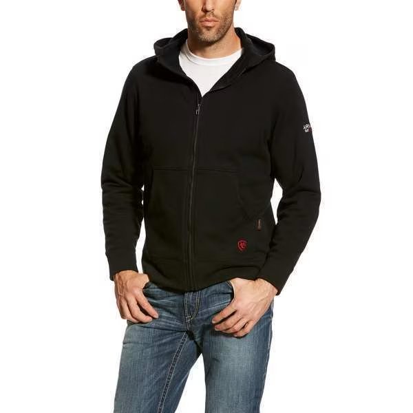 FR Full Zip Hoodie, Men's, XL, Ariat, Mfr#: 10023974