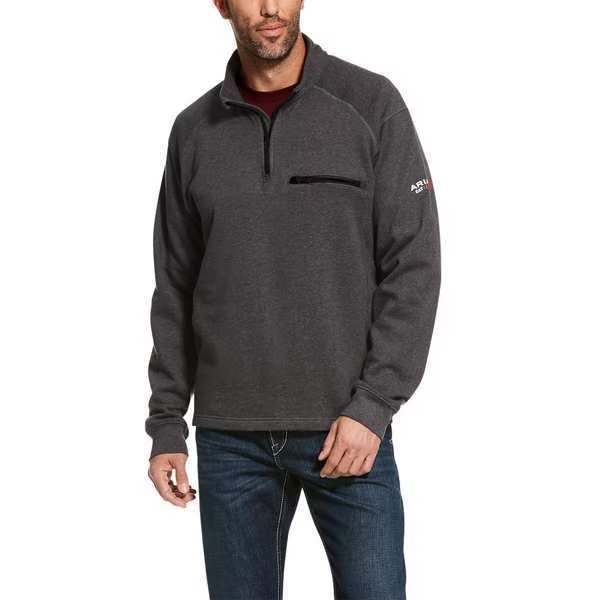 FR 1/4 Zip, Men's, L, Ariat, Mfr#: 10027924