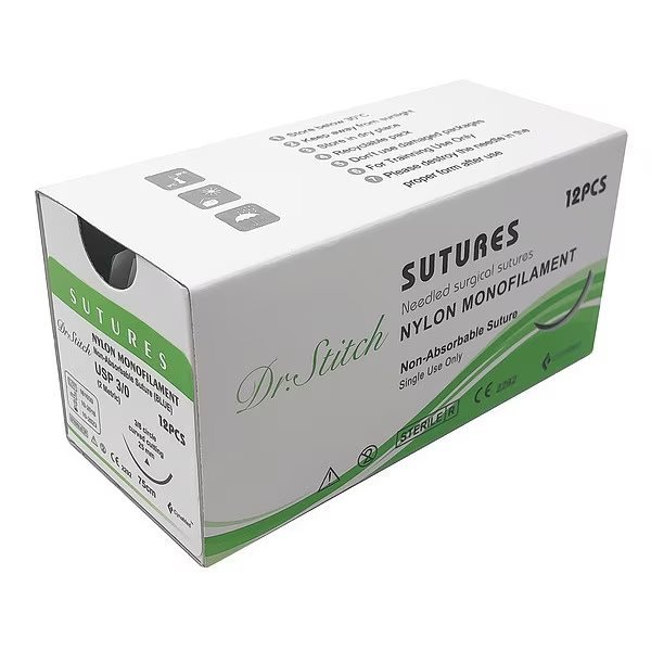 Training Sutures with Thread, Nylon, 3/0, Dr.Stitch, Mfr#: DS-0006