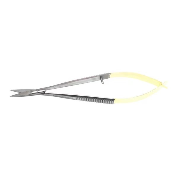 Micro Spring Scissor, Gold Handle, STR, 4.5, Cynamed, Mfr#: CYZR-0360