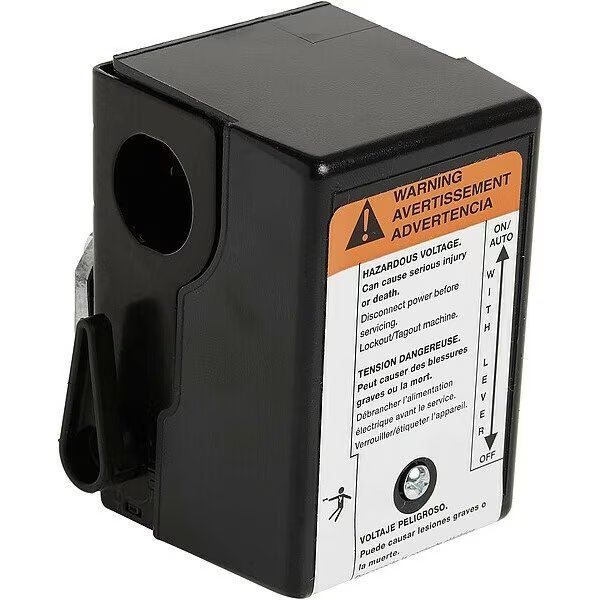 Pressure Switch, 5 HP, Single Phase, Ingersoll-Rand, Mfr#: 23474661