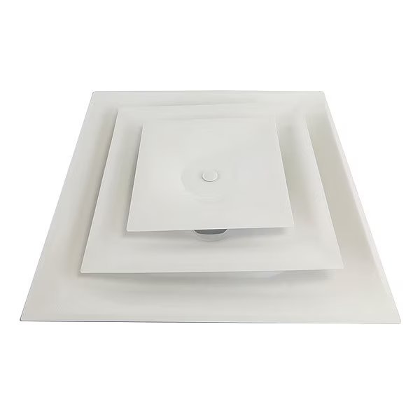 Diffuser, Ceiling, 8" x 24" x 24", Titus, Mfr#: TMS-3-8-24X24