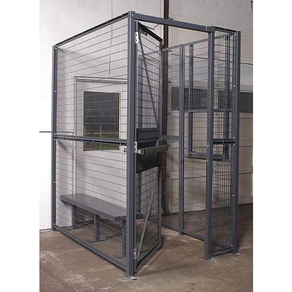 Driver Cage, 2 Sided, 6 ft.x 8 ft.x 8 ft., Wirecrafters, Mfr#: MT2-68HD