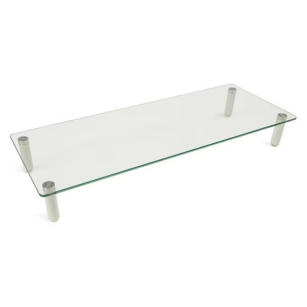 Glass Monitor Desk Stand, 22IN X 8.3IN, Mount-It, Mfr#: MI-7263