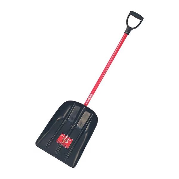 Snow/Grain Shovel, Fiberglass, D-Grip Handle, Bully Tools, Mfr#: 92400