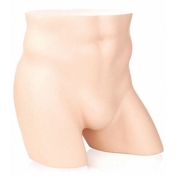 Mondo Mannequins Male Full Round Butt Hip Form, Fleshtone, Econoco, Mfr#: TOR-3