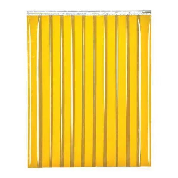 Welding Strip Curtain, Amber, 6" W x 6" H, Tmi, Mfr#: SD14-0806-06