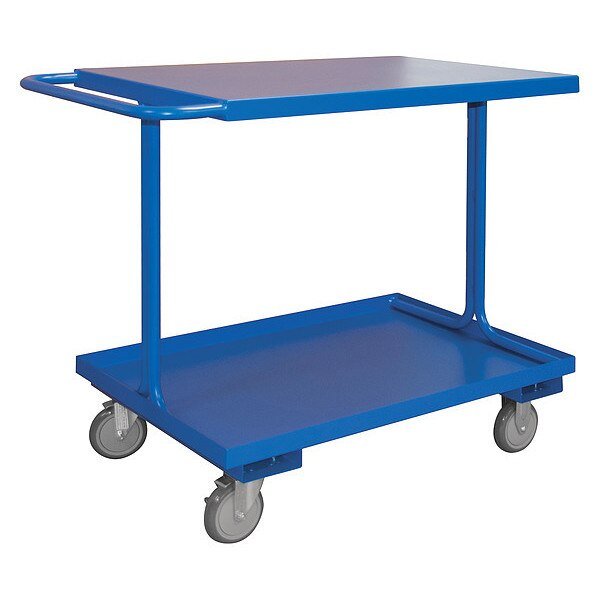 Easy Access Shelf Cart, 2 shelves 1-1/2