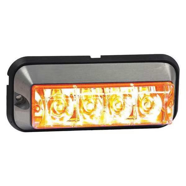 Amber Raised 5 Inch LED Strobe Light, Buyers Products, Mfr#: 8891004