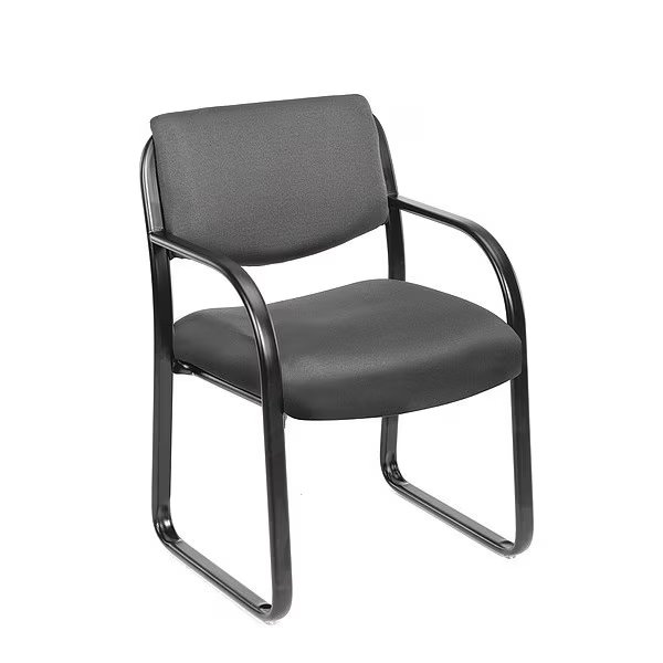 Guest Chair, 23 in W 24-1/2" L 34-1/2" H, Fixed, B9521 Series, Boss, Mfr#: B9521-GY