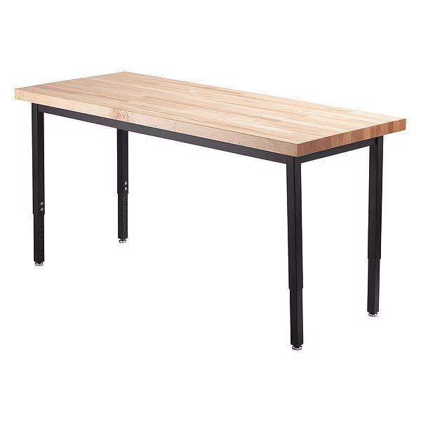 Rectangle Utility Table, Height Adjustable, 30